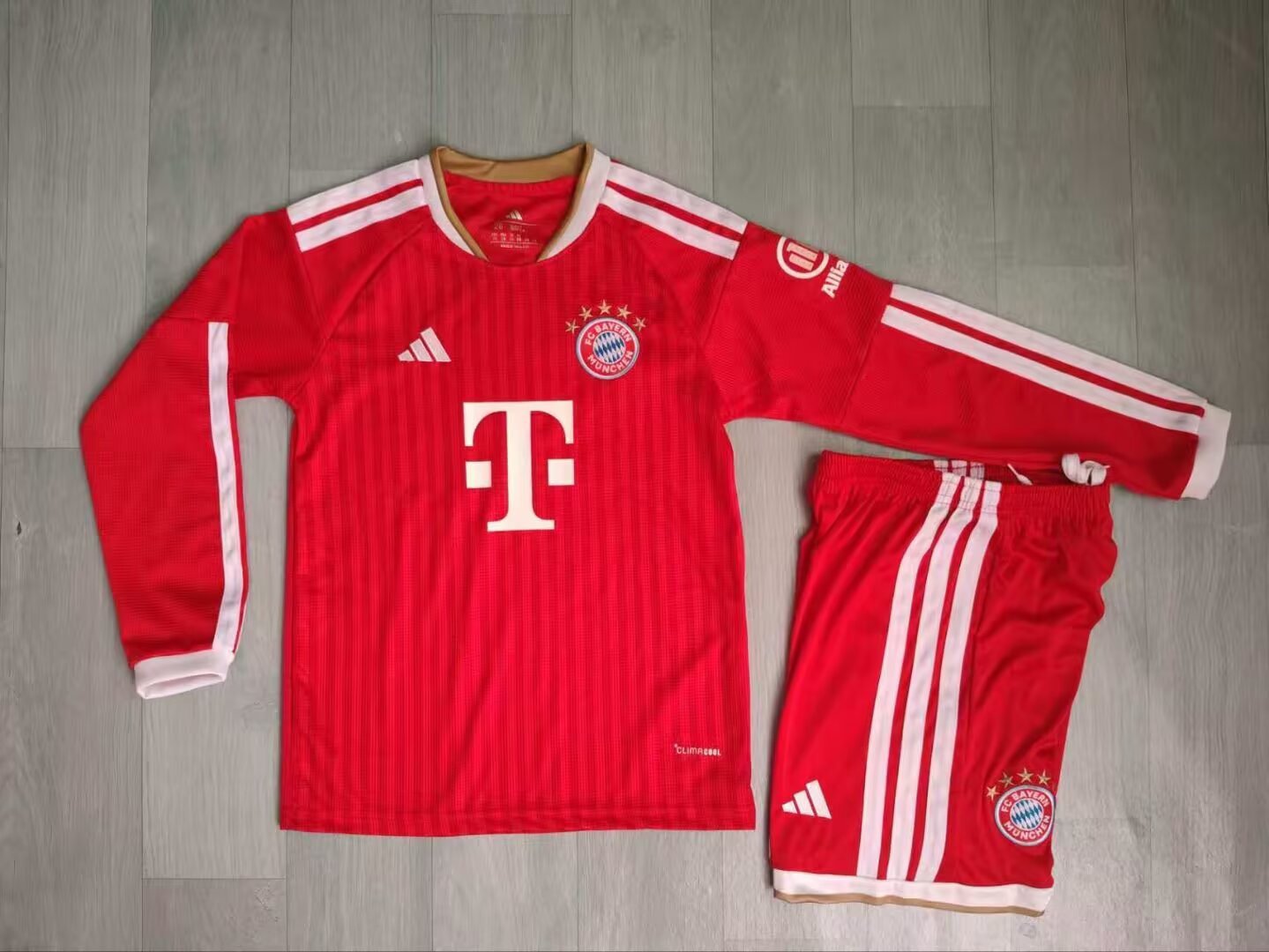 Kids-Bayern Munich 26/27 Home Long Soccer Jersey